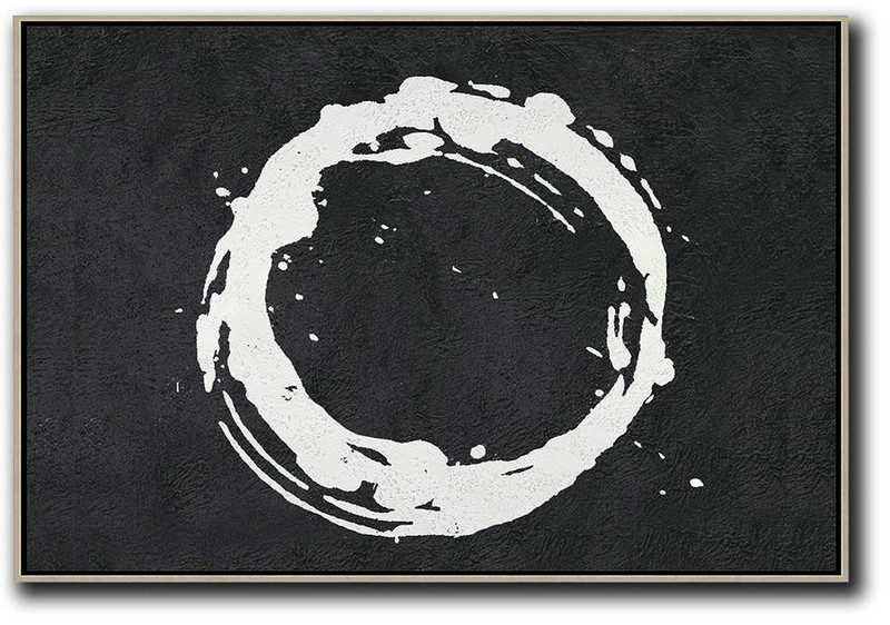 Big Painting,Oversized Horizontal Minimal Art On Canvas - Acrylic Painting Wall Art